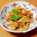 たけのこと細ぎりこうや豆腐の甘煮